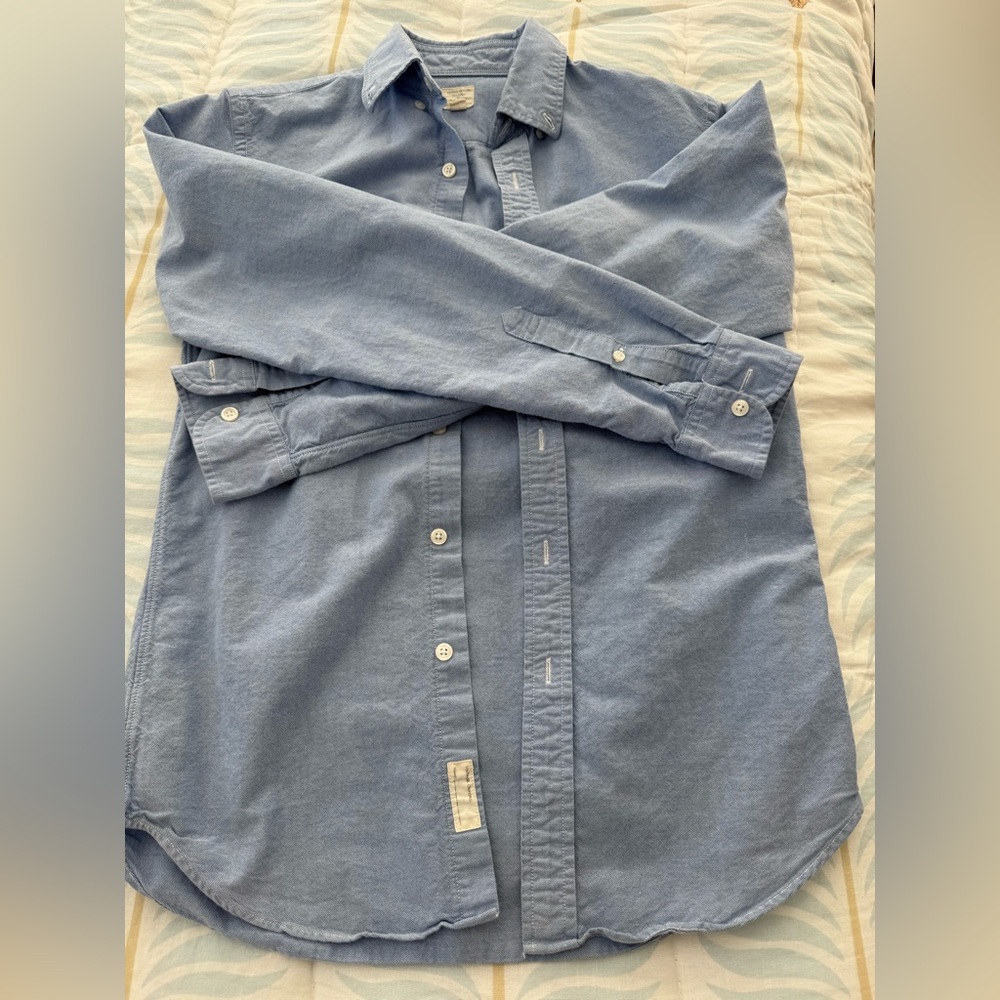 J Crew vintage oxford cloth men’s shirt size XS